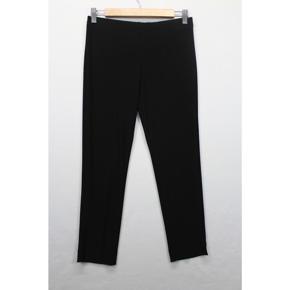 Clara Sun Woo Capri Skinny Crop Pant Side slits size XS Black